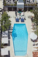 Hotel Figueroa coffin-shaped pool