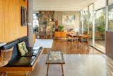 Midcentury modern Neutra home living area