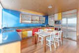 The kitchen offers modern conveniences but maintains a cool Bauhaus feel.&nbsp;