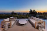 A stunning sunset on the terrace.&nbsp;