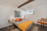 This bedroom with a window neatly tucked into the corner is more typical of Eichler models.&nbsp;