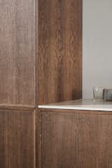 Kitchen and Wood Cabinet Designed as 'push to open', all of the fronts and drawers can be purchased with handles.  Photo 8 of 9 in Get a Designer Kitchen on an IKEA Budget With Reform’s New Fronts and Tops