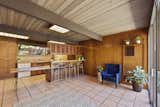 8160 Phaeton Drive Eichler wood-paneled kitchen