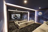 The home theater.