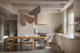 Pearl Loft by Jessica Helgerson Interior Design kitchen and dining table with mobile