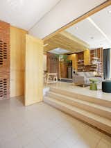 Flick House Delution Indonesia Green Architecture Living Room Storage Space