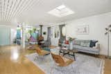 John Lawrence Pugsley midcentury modern  living room open floorplan skylight