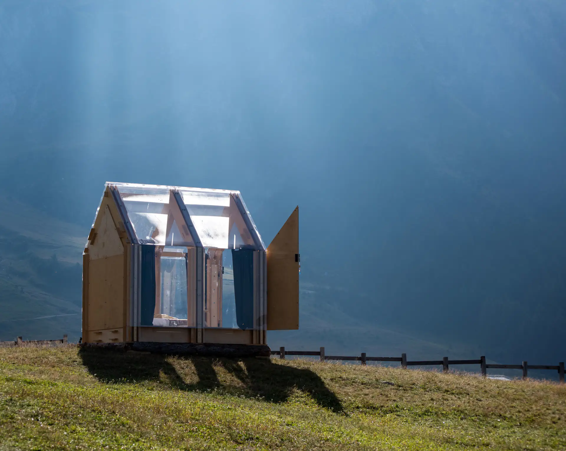 Immerso Glamping sits lightly on the land.
