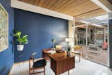 Midcentury Bay Area Eichler home office 