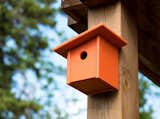 The Pitch Modern Birdhouse is a clean and modern approach to "simple avian living."