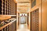 A 600-bottle wine cellar is stealthily-tucked under the home's front stoop.
