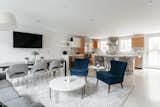 An open plan living/dining/kitchen layout by Furnishr.&nbsp;