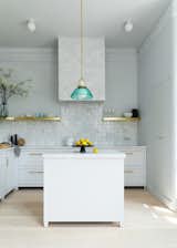 White Arrow Berlin Apartment Renovation kitchen Zellige tiles Marble countertop