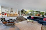 Henry Gessner's Midcentury Triangle House living space