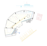 The Ready-Made Home's semi-circular floor plan.&nbsp;