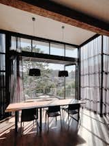 Levy Art + Architecture  Síol Studios Valley Street Project dining NanaWall bi-fold doors