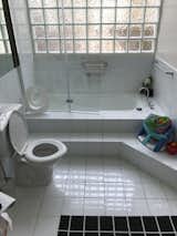 Before there was just one bathroom in the home and it was in need of updates to be consistent with the rest of the home.  Photo 28 of 38 in Before & After: A Victorian Cottage Expands With a Rear Addition to Accommodate a Growing Family
