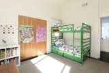 The third bedroom is set up as a child’s room, with high ceilings that can easily accommodate a bunk bed.