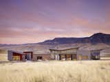Exterior, Metal Siding Material, Butterfly RoofLine, Glass Siding Material, Metal Roof Material, Concrete Siding Material, and House Building Type Wapiti House in Wyoming  Agnieszka Jakubowicz’s Saves from Wapiti House