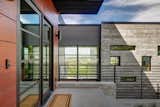 Custom windows of various shapes and sizes.