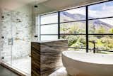 Yet another window wall in this stunning master bathroom.