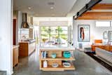 The residents' unique decor benefits from tons of natural light.