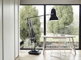 Original 1227 Brass Giant Floor Lamp in deep slate designed by George Carwardine