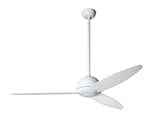Plum Fan in Gloss White finish with White blades