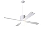 Lapa Fan in Gloss White finish with White blades and optional Light Kit
