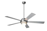 Solus Fan in Brushed Aluminum finish with Aluminum blades and optional Light Kit