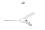 Flow Fan in Gloss White finish with White blades 