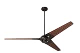 Torsion Fan in Dark Bronze finish with Mahogany blades