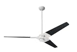 Torsion Fan in Gloss White finish with Black blades
