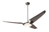 IC/Air 3
Bright Nickel Finish
Graywash Blades
LED Light Kit (optional)  Photo 4 of 15 in IC/Air 3 DC Ceiling Fan Collection by The Modern Fan Company