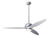Plum Fan in Brushed Aluminum with Aluminum blades and LED Light Kit  Photo 3 of 4 in Plum Ceiling Fan Collection by The Modern Fan Company