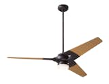 Torsion Fan - Dark Bronze - Maple Blades - LED light kit