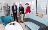 In connection with a summer cruise on The Royal Yacht Dannebrog Her Majesty Queen Margrethe II of Denmark and His Royal Highness Prince Consort visited Onecollection's showroom in Ringkøbing, Denmark.