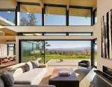 Daylight view from great room to mountains beyond