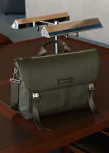 Jackson messenger in Olive / Gunmetal  Photo 12 of 15 in A/W 16 Men's Collection by WANT Les Essentiels