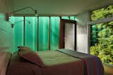 Bedroom, Bed, Wall Lighting, and Medium Hardwood Floor  Photo 19 of 19 in Bear Run Cabin by David Coleman / Architecture