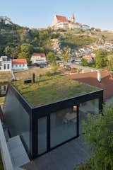 Exterior, House Building Type, Metal Siding Material, Saltbox RoofLine, and Green Roof Material  Photo 14 of 34 in Family House in the River Valley by BoysPlayNice Photography & Concept