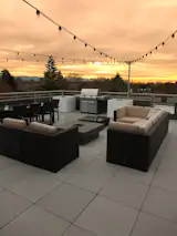 Stepstone's Pedestal Set Roof Pavers for a beautiful roof deck