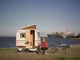 Artist Kevin Cyr's Bike Camper