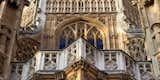 Detail of ornamentation of Westminster Abbey in London, United Kingdom