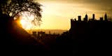 Sunset behind St. George's Chapel in Windsor Castle, Windsor, United Kingdom