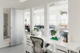 Inside Werklab’s private offices: a Herman Miller chair paired with an Ikea desk.