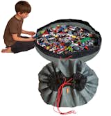 Featured: Super Swoops in SEATTLE GRAY

Swoop Bags make cleaning up all those small toys like Lego pieces simple, fast and fun! Tough, durable bags that convert to an open play mat. Just "swoop-up" the drawstring cords from the sides of the bag, tie closed, hang on a hook or bedpost. Modern storage solutions for kids and families. Made in USA - Seattle. Since 2011. Check us out: 
swoopbags.com 
| toy storage | modern kid | lego storage | toy mat | toy bag