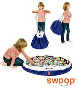 Play. Grab. Go! Durable canvas toy bags that convert to a circular playmat. Sytlish enough to stash in any corner of your home. Available in large + mini sizes via swoopbags.com  Swoop Bags - Toy Bags by Swoop Bags - Toy Bags