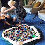 Tired of stepping on all those little LEGO pieces? Swoop Bags to the rescue. Design and made by Swoop (SEATTTLE). Our bags look great in any room of the house!