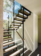 Staircase, Wood Railing, Glass Railing, and Wood Tread Ranch O|H  Photo 5 of 22 in Ranch O|H by Feldman Architecture